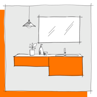 Waschtisch-Badmöbel Waschtisch-Badmöbel