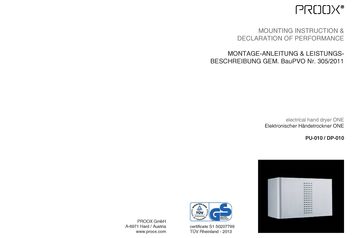 Leistungsbeschreibung_PROOX_laut_BauPVO_Nr._305_2011 Leistungsbeschreibung_PROOX_laut_BauPVO_Nr._305_2011