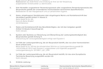 Leistungserklaerung_Bette_Badewannen Leistungserklaerung_Bette_Badewannen