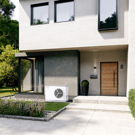 Inhaus_Luft_Wasser Wärmepumpe_außen_Stibel Eltron Inhaus_Luft_Wasser Wärmepumpe_außen_Stibel Eltron