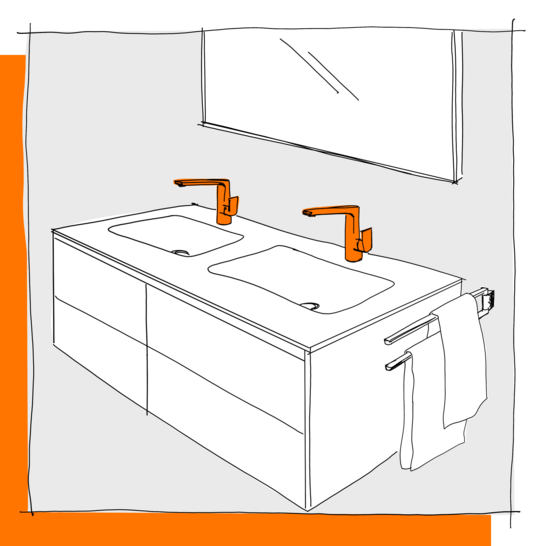 Waschbecken - Armaturen