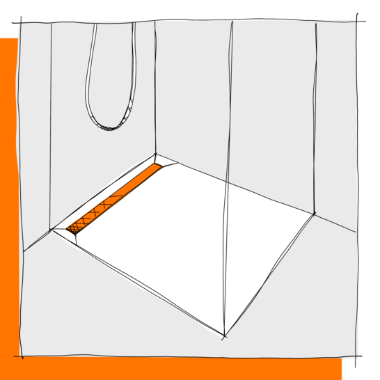 Dusche Duschrinne