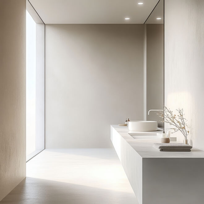 Minimalistisches Badezimmer Minimalistisches Badezimmer